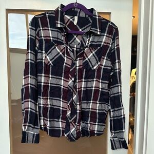 Women’s Flannel Button-Up Shirt